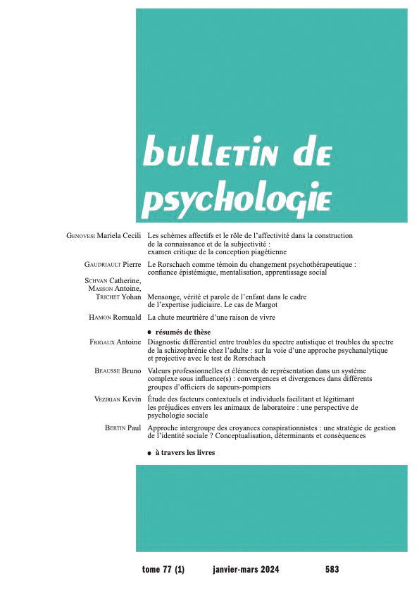 Bulletin de psychologie