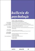 Bulletin de psychologie. Dossier « La clinique : quelles cliniques ? »